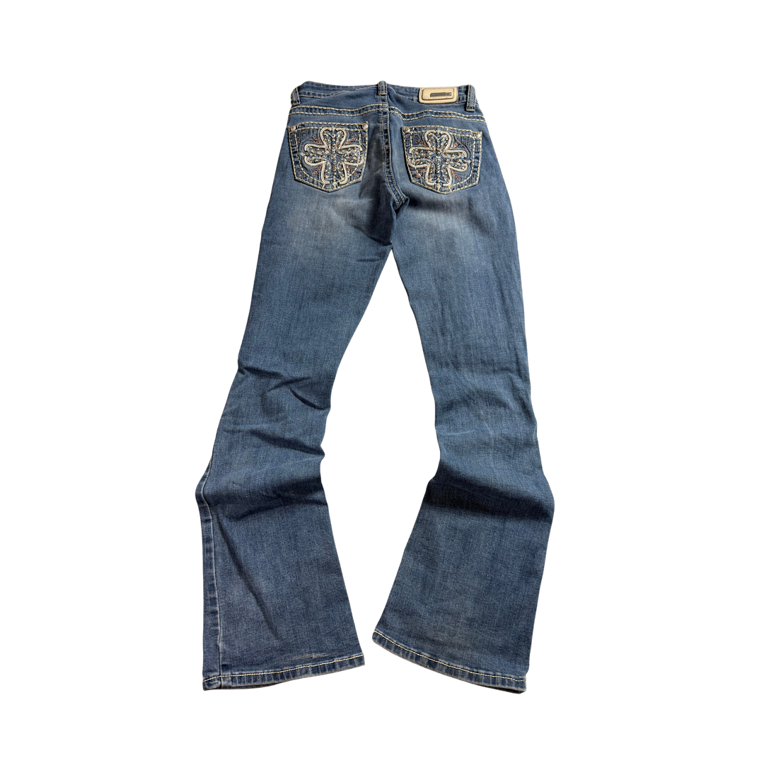 Sexy Couture Vintage Jeans Flared Fit Größe XS/S
