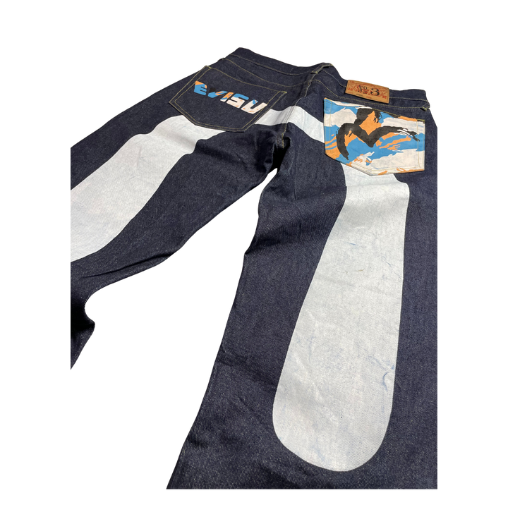 Evisu Vintage Jeans Straight Fit Größe M/L