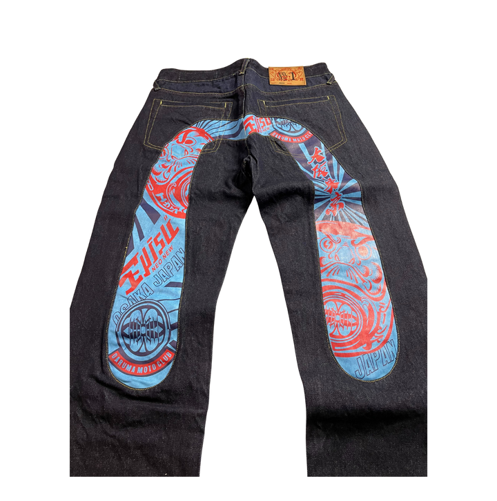 Evisu Vintage Jeans Straight Fit Größe M/L