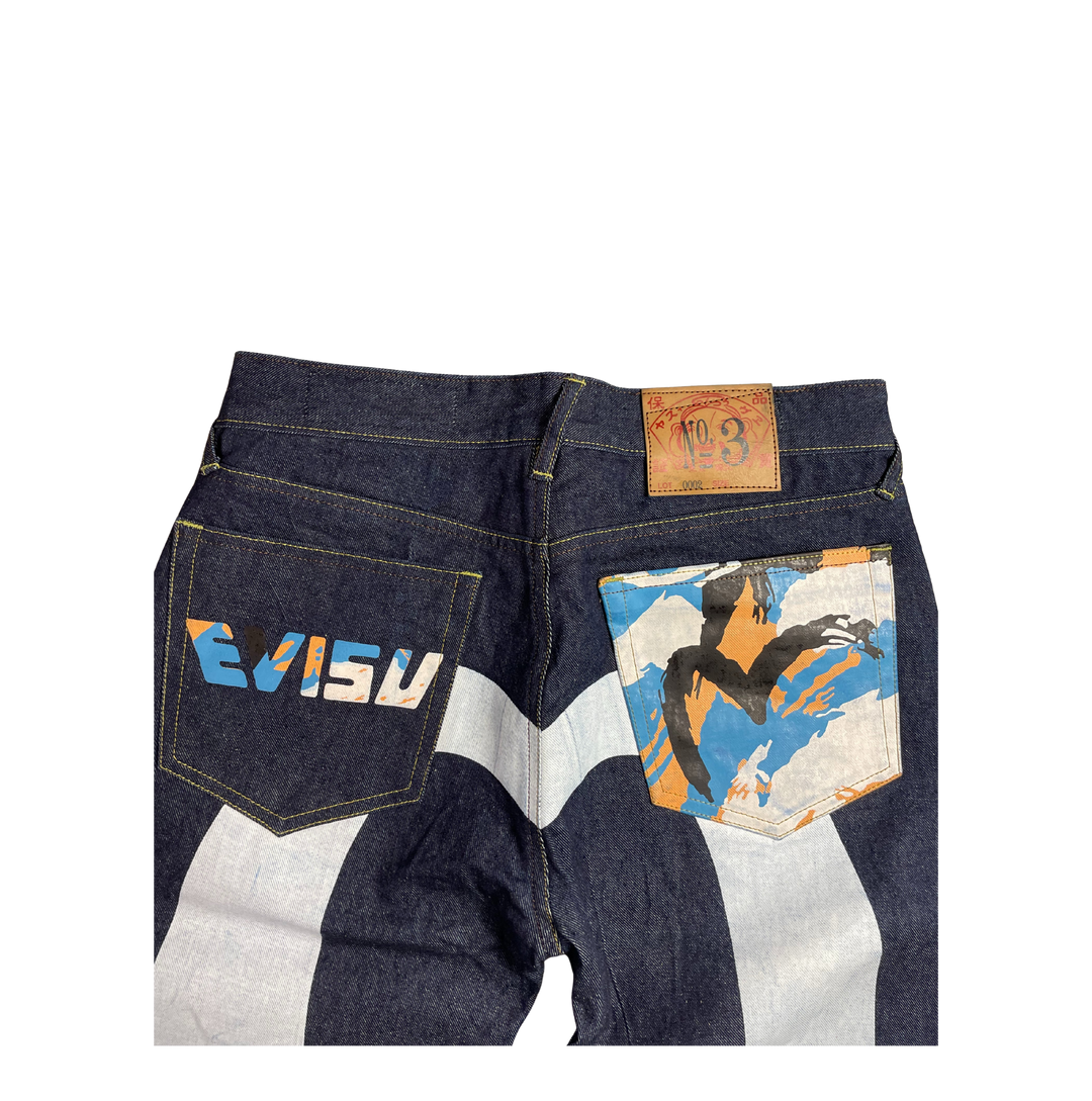Evisu Vintage Jeans Straight Fit Größe M/L