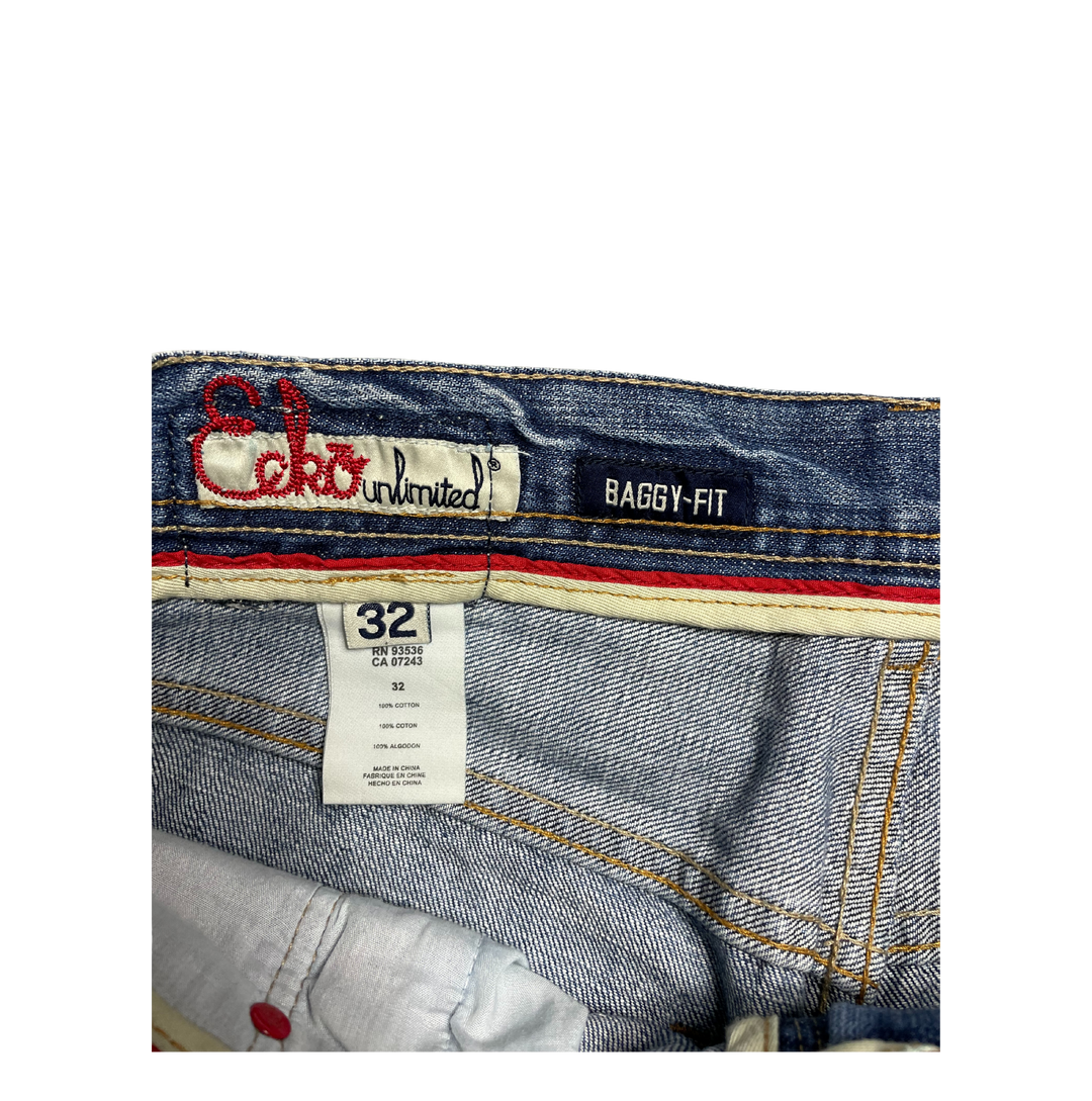 Eckö UNLTD Vintage Jeans Baggy Fit Größe M/L