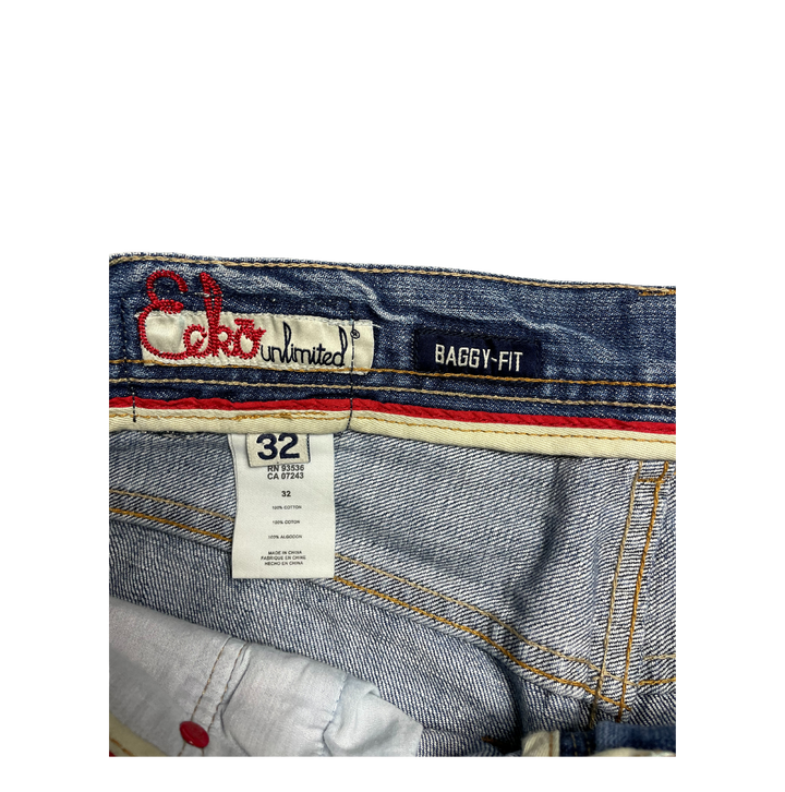 Eckö UNLTD Vintage Jeans Baggy Fit Größe M/L