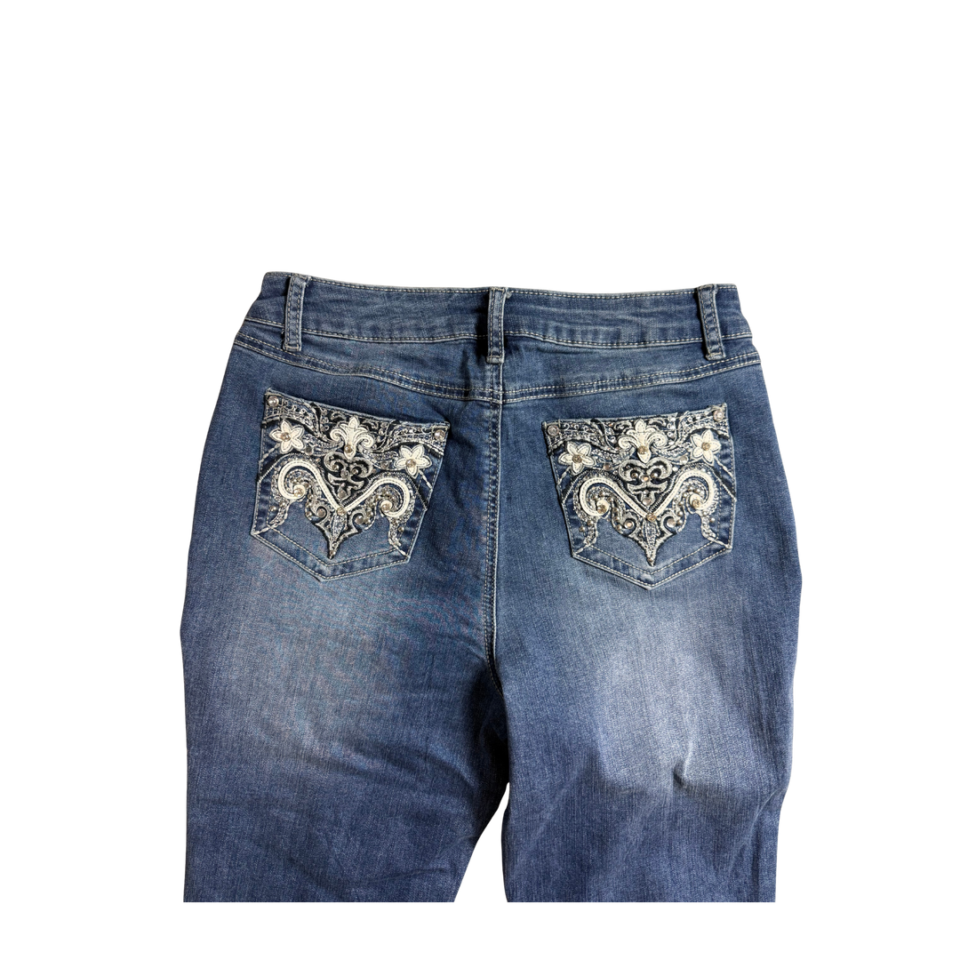 Vintage Jeans Flared Fit Größe S/M
