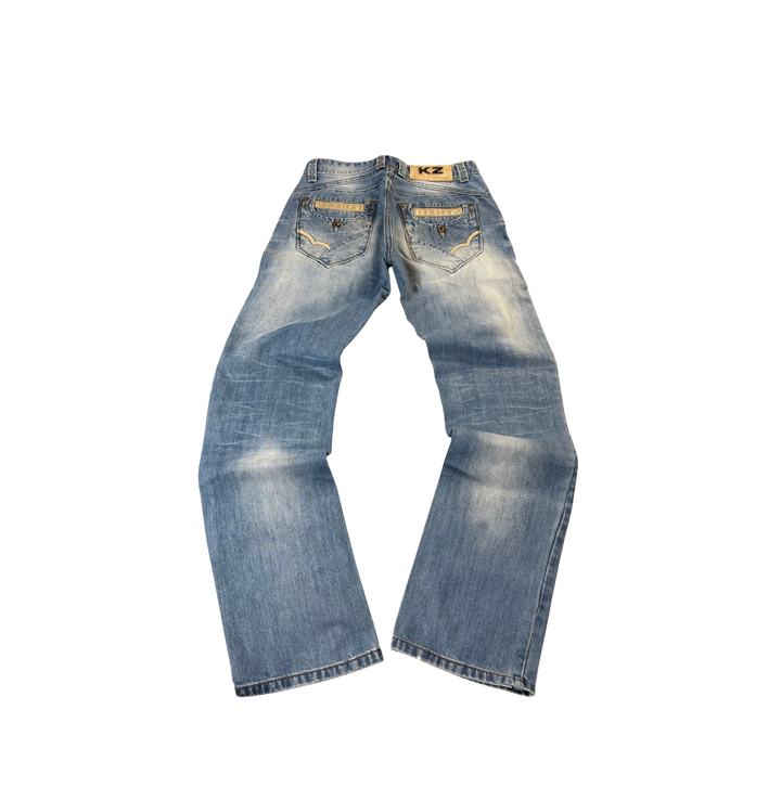 Kenzarro Vintage Jeans Straight Fit Größe S/M