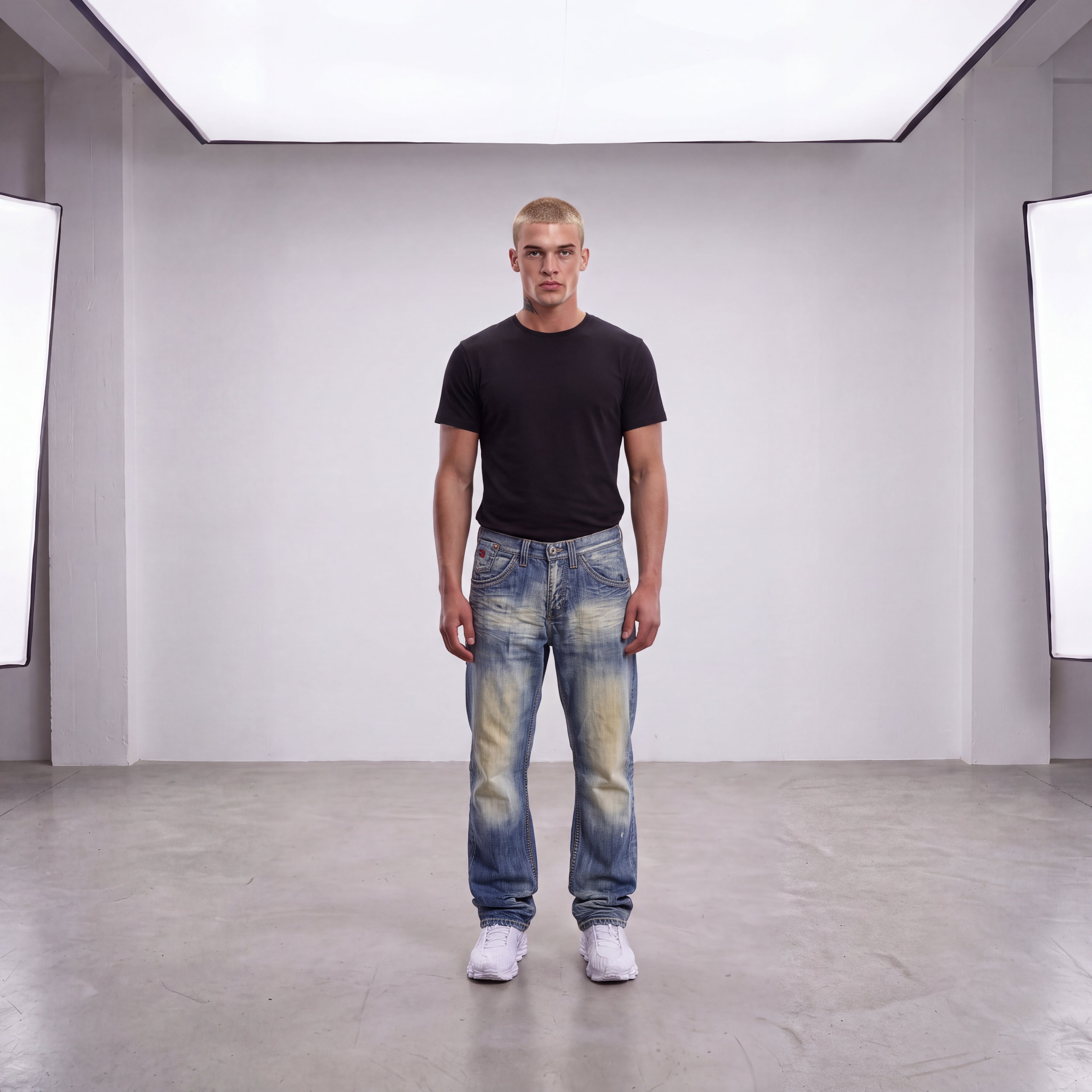 Vintage Super Washed Straight Jeans W29/L32