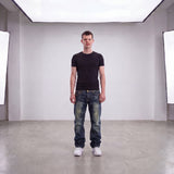 Washed Straight Stacked Jeans W34/L32