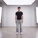 Washed Bootcut Detailes Jeans W33/L34